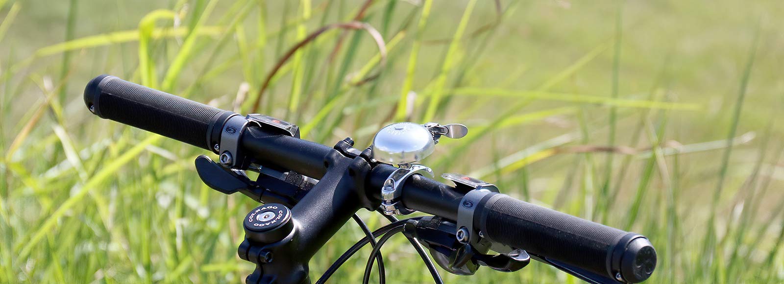 CATEYE OH-2300A Hibiki Bike Bell - Loud and Clear Bicycle Bell for Road, Mountain & Commuter Bikes - Perfect for Safety & Alerting Pedestrians on Trails & Streets
