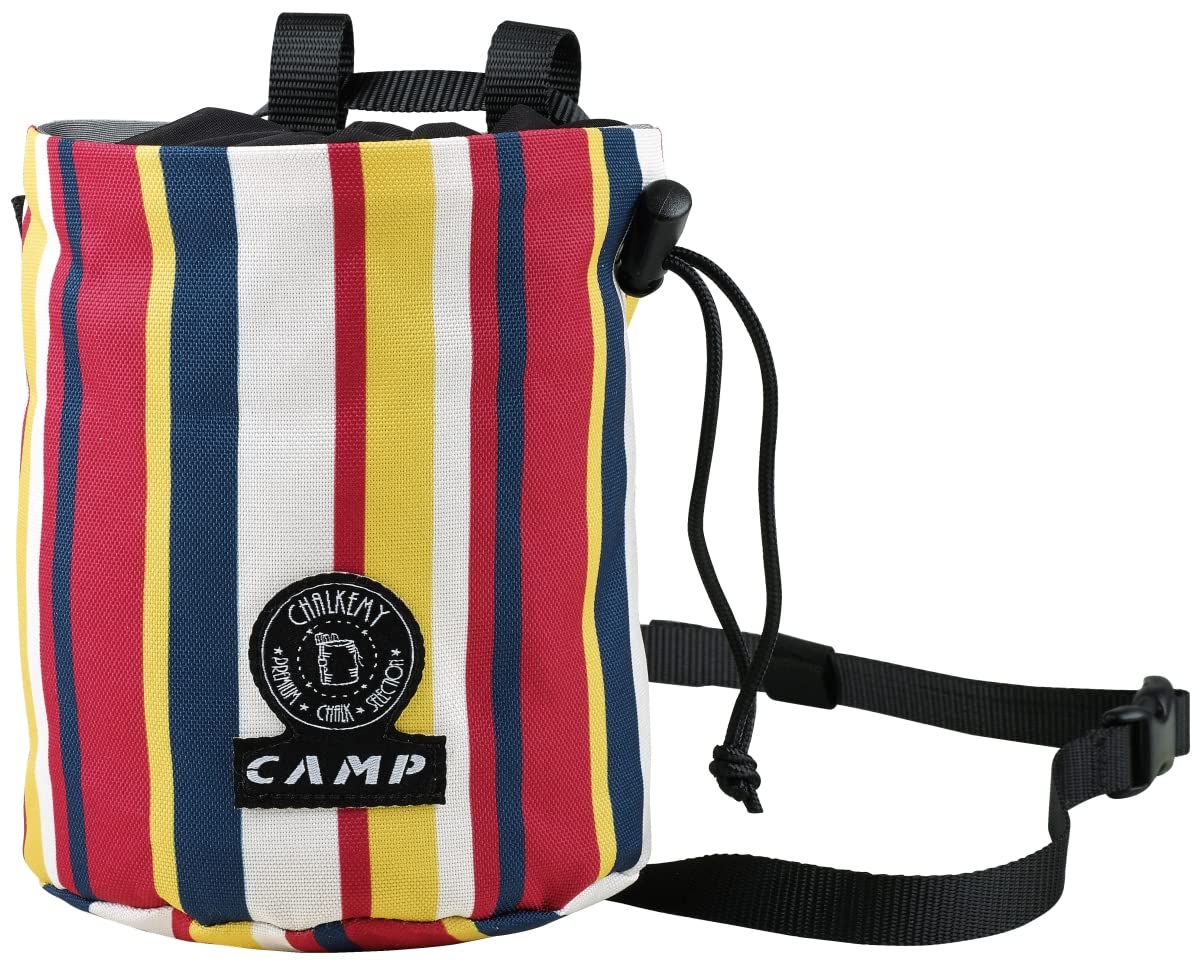 CAMP Polimago Chalk Bag for Rock Climbing & Bouldering - Lightweight Chalk Holder with Belt Loop & Secure Closure - Perfect for Gym Training & Outdoor Adventures