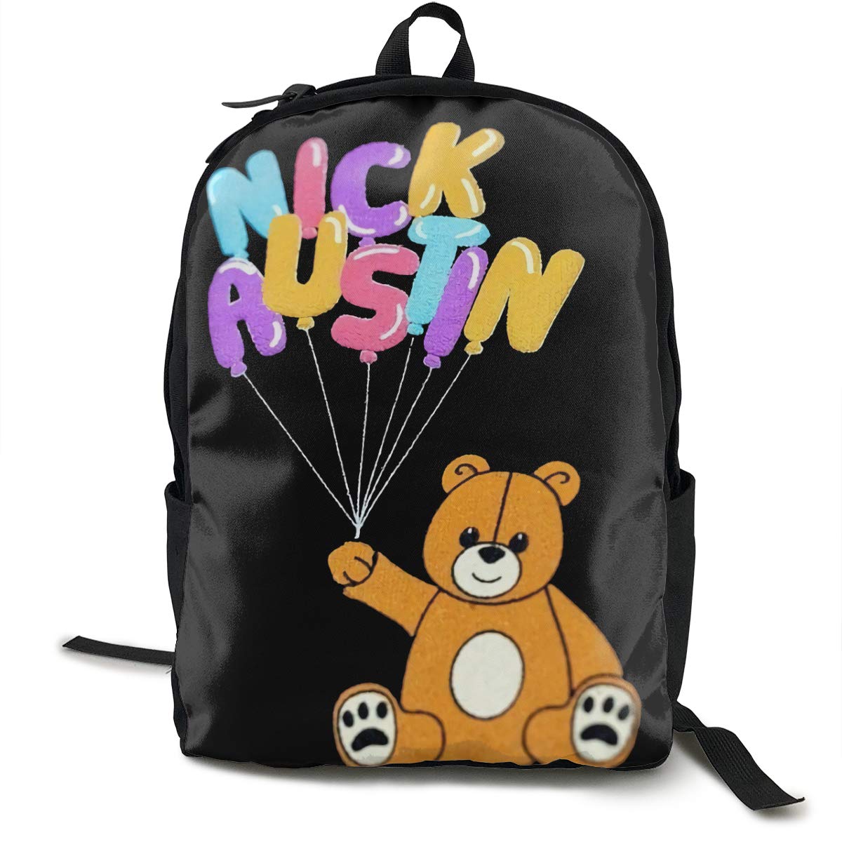 Nick Austin Bear Backpack - Stylish Laptop Travel Backpack for Women & Men, Durable College & High School Bookbag, Business Computer Bag Fits 15 Inch Laptops - Perfect for Work, School, Travel & Daily Commute
