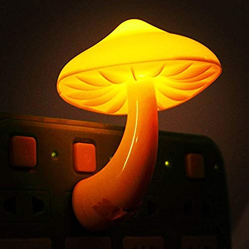 **AUSAYE 2-Pack Mushroom Night Light Plug-in LED Lamp for Adults, Kids & Baby - Soft Glow Nightlight for Bedroom, Bathroom, Toilet, Stairs, Kitchen & Hallway - Perfect for Safe Nighttime Navigation & Cozy Decor**