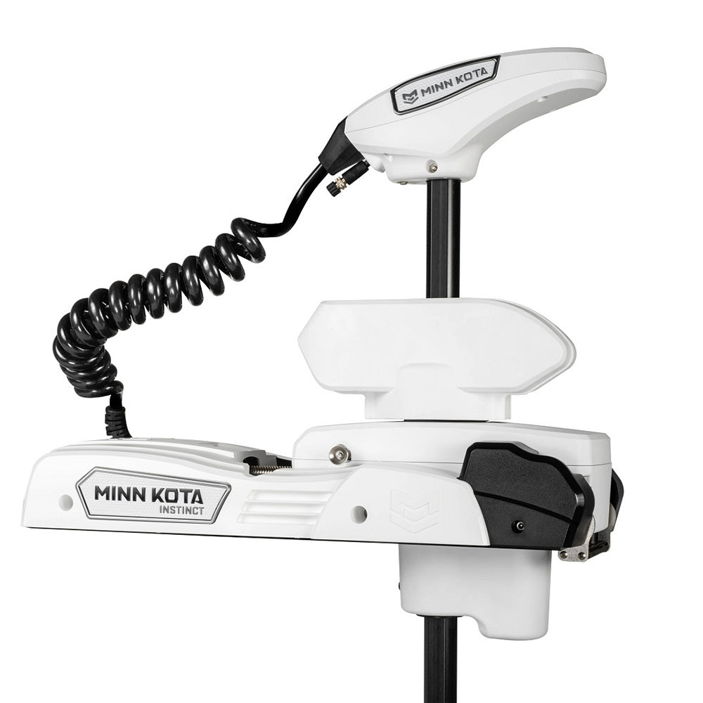 Minn Kota Riptide Instinct QUEST 90/115 Trolling Motor with Wireless Remote - 24V/36V Saltwater Bow Mount - 90lb/115lb Thrust - White - Perfect for Saltwater Fishing & Boat Control