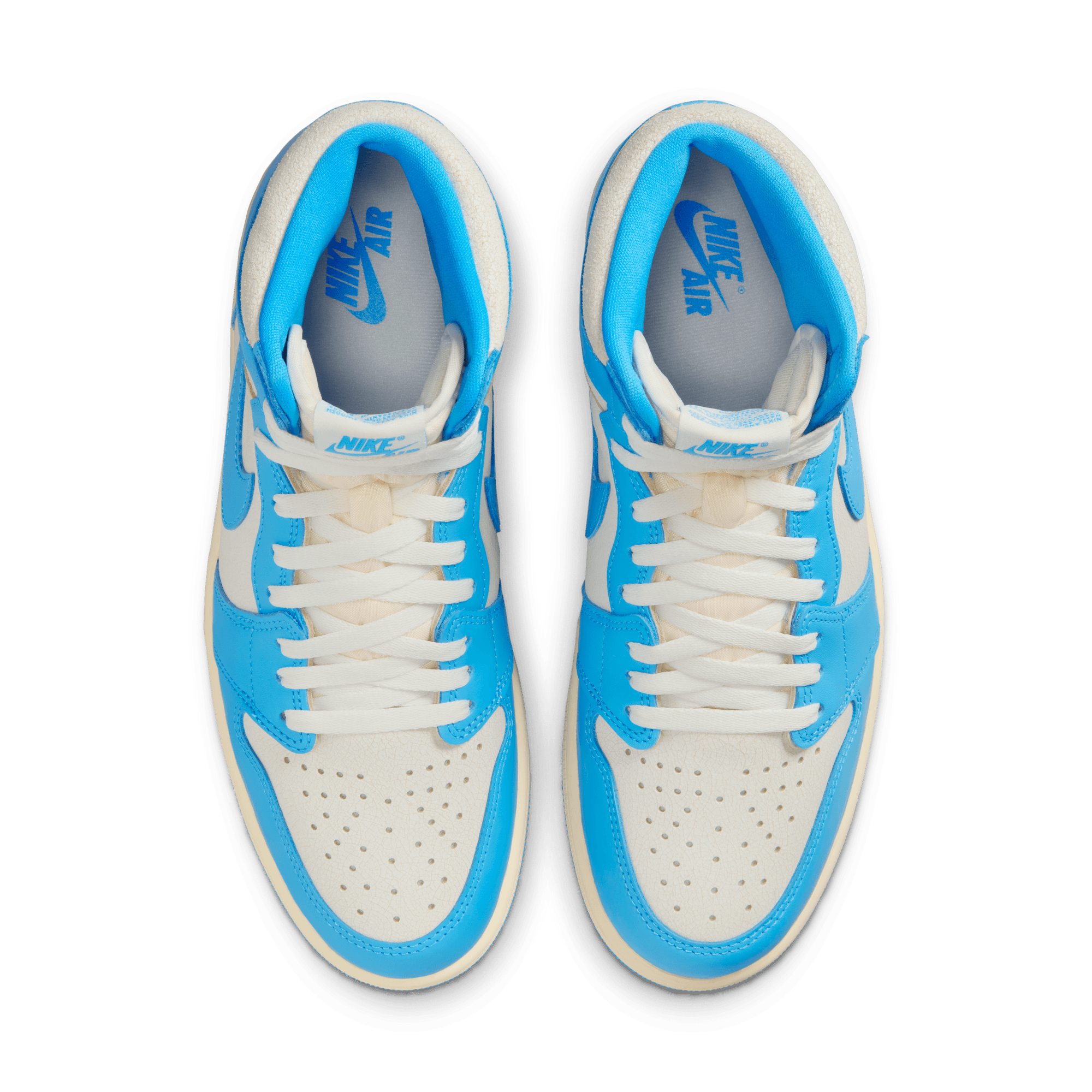 AIR JORDAN 1 RETRO HIGH OG UNC REIMAGINED - Authentic Nike Basketball Shoes for Men - Classic Blue & White Colorway - Perfect for Sneaker Collectors & Streetwear Fashion