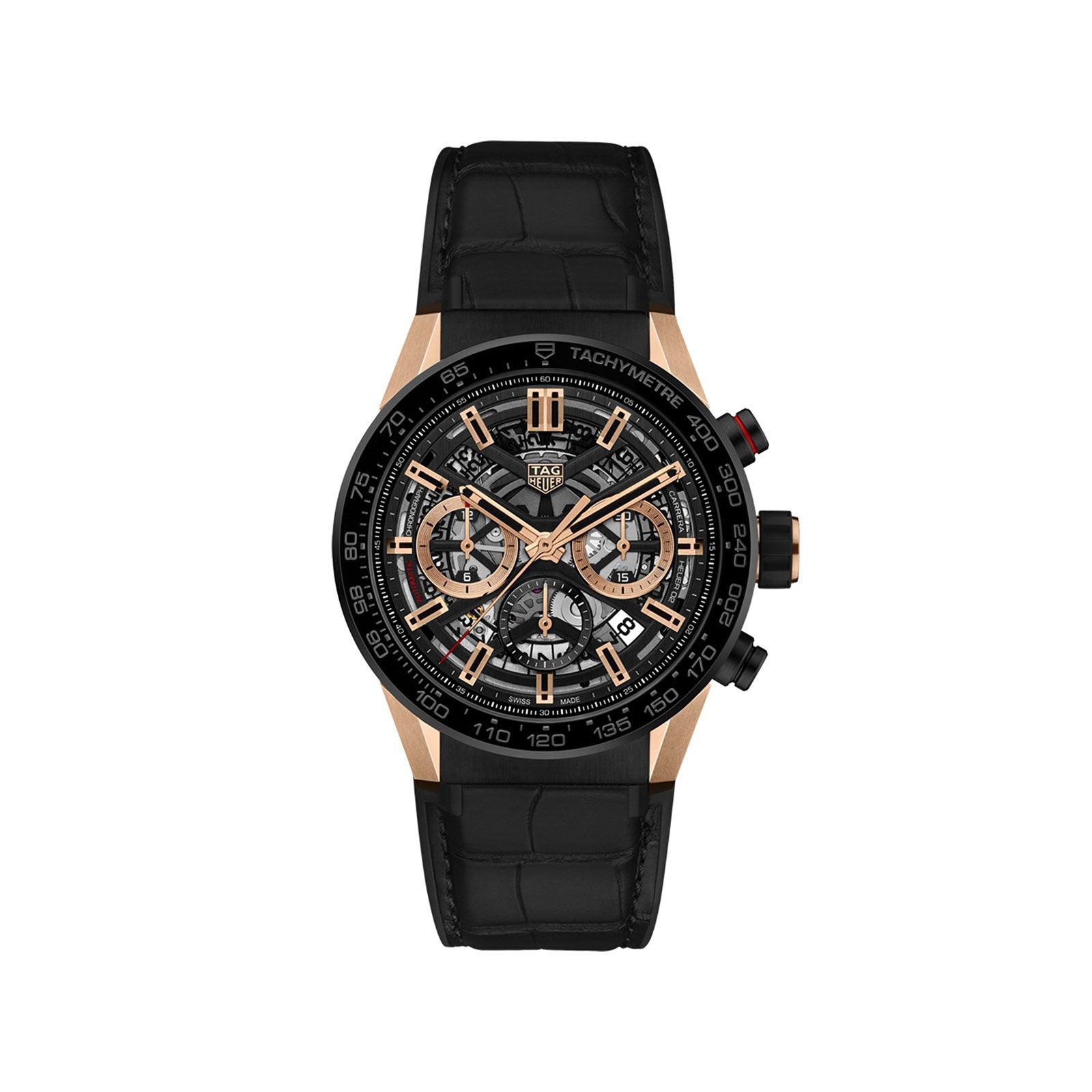 Carrera Chronograph Calibre HEUER02 43mm Men's Watch - CBG2050.FC6426 - Luxury Automatic Timepiece for Business, Gifting & Special Occasions