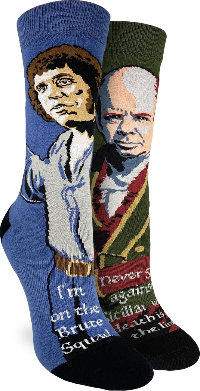 Good Luck Sock Women's The Princess Bride Novelty Socks - Fun Movie Inspired Crew Socks for Adults - Perfect Gift for Princess Bride Fans & Comfortable Everyday Wear
