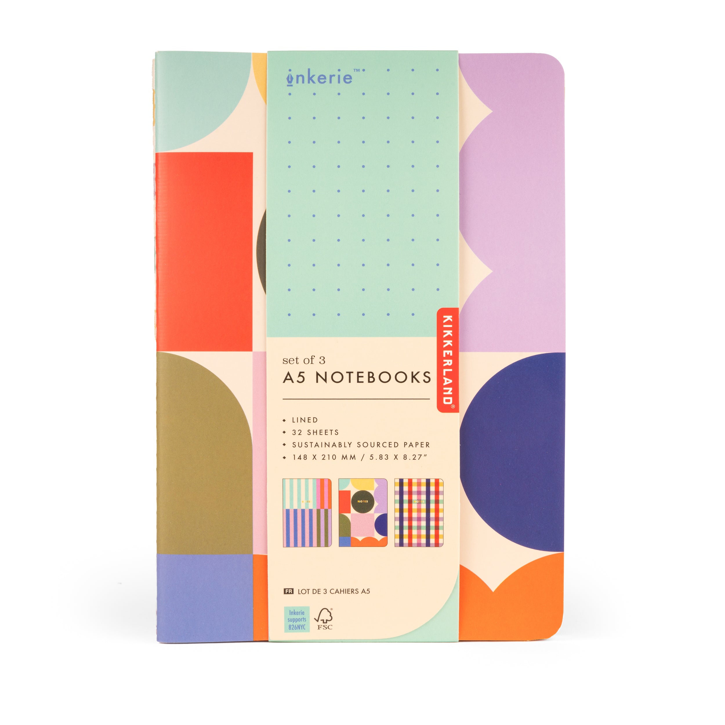 Premium Set of 3 A5 Notebooks - Lined Journal for Writing, Note Taking & Planning | Perfect for Students, Office Work & Daily Organization