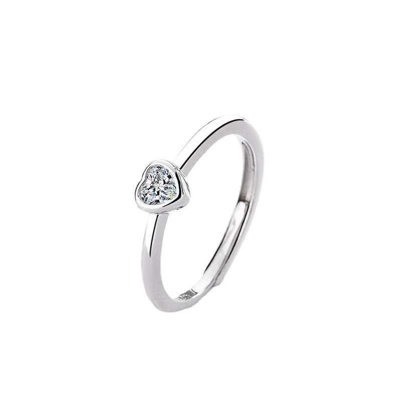 Endless Love Heart Promise Rings for Couples - Sterling Silver 925 Romantic Gift for Her, Wedding, Engagement & Anniversary - Perfect for Valentine's Day & Special Occasions