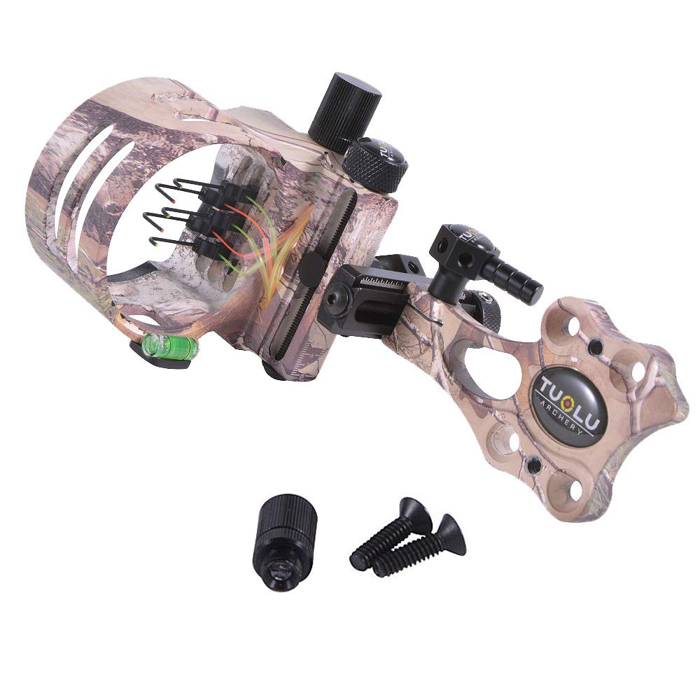 Precision 5-Pin Compound Bow Sight with 0.019