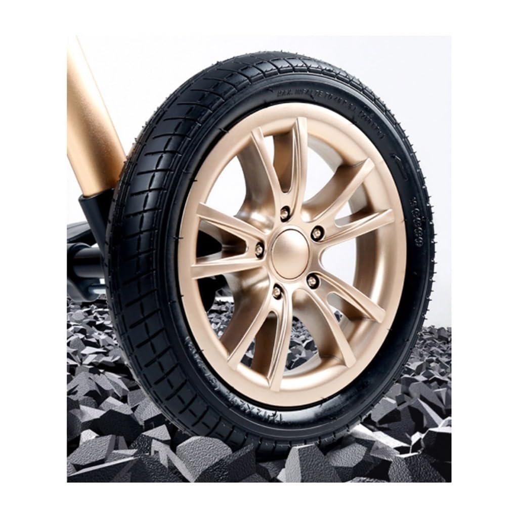 Premium Baby Stroller Wheels - Front & Rear Replacement Set for Smooth Mobility - Perfect for City Walks, Park Outings & Travel Adventures