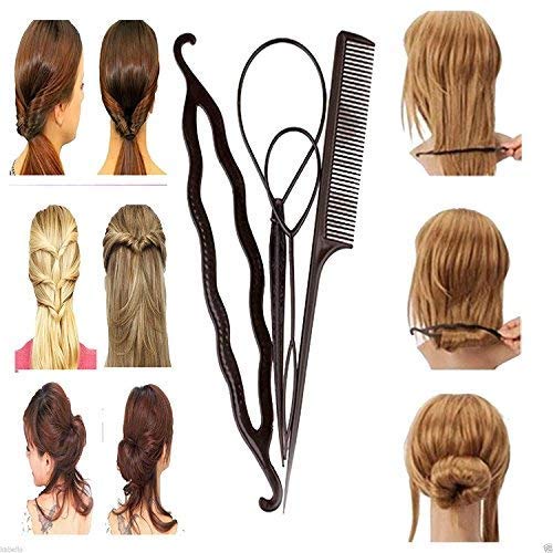 Osking Hair Accessories Kit for Girls - 6-Piece Styling Tools Set with Hair Clips, Headbands & Barrettes - Perfect for School, Parties & Everyday Hairstyles