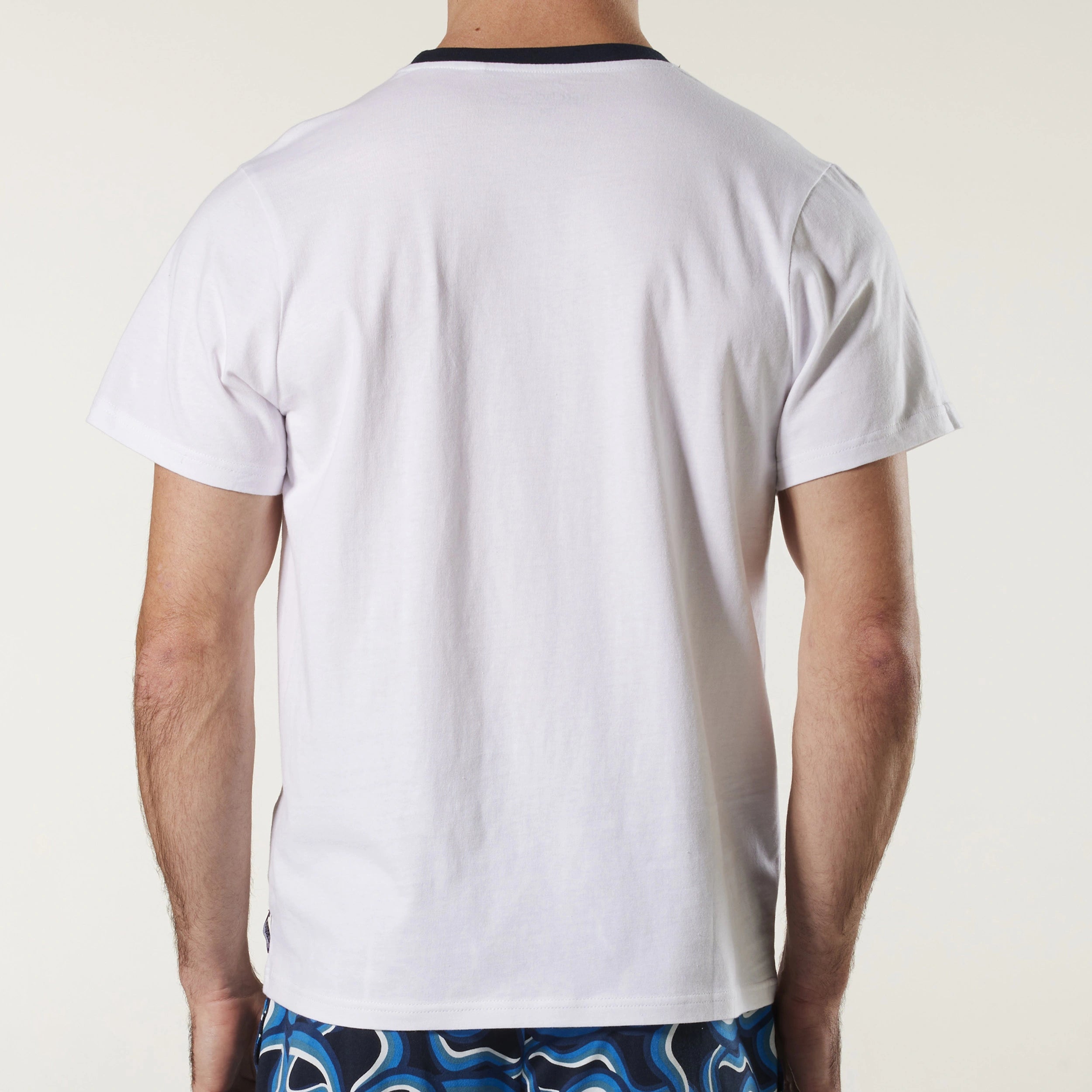 #1 Dad Men's Crew Neck Cotton Sleep Tee - Soft Comfortable White T-Shirt for Father's Day Gifts, Lounge Wear & Casual Outfits