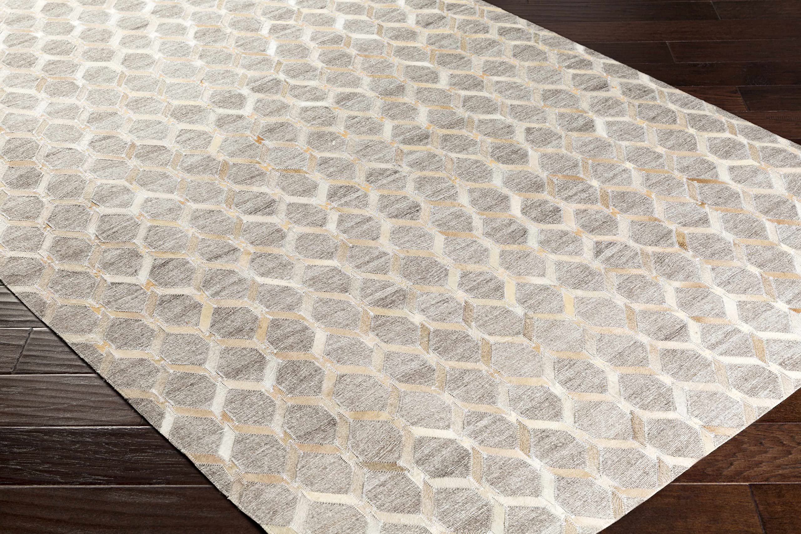 Hauteloom Haddix Modern Area Rug 10' x 14' - Soft Beige, Gray & Cream - Perfect for Living Room, Bedroom, Office - Plush & Durable Home Decor