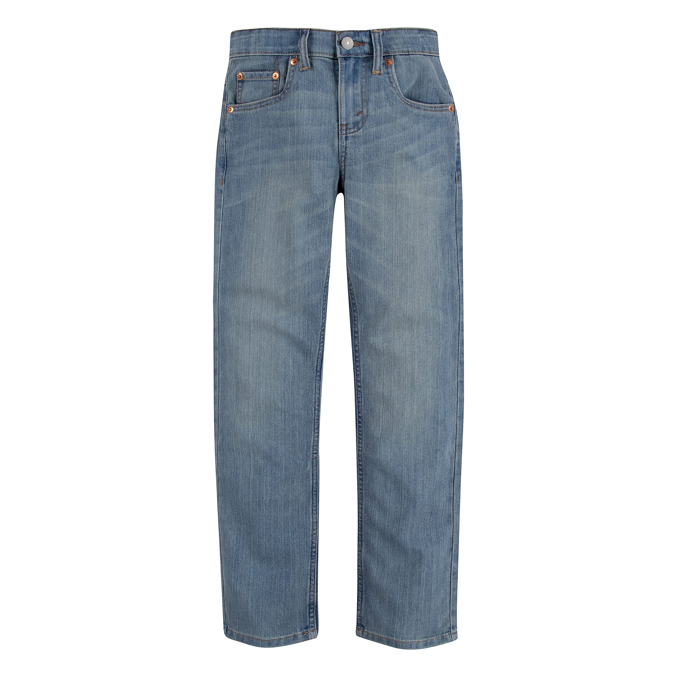 Levi's Boys' Straight Fit Jeans - Classic Denim Pants for Kids | School, Play & Everyday Wear