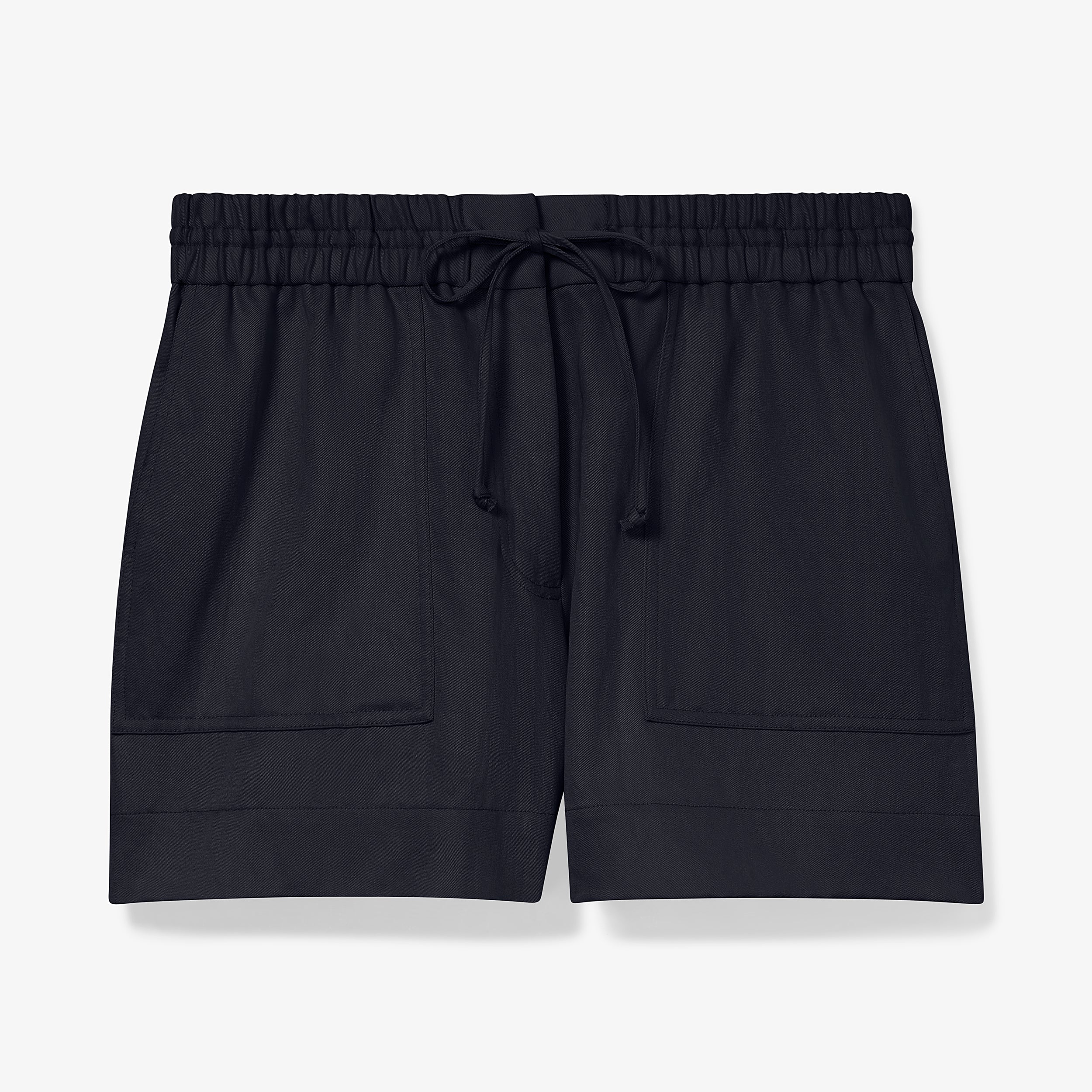 Adina Everyday Twill Shorts for Women - Comfortable Casual Nightwear & Lounge Pants for Relaxing at Home or Sleeping