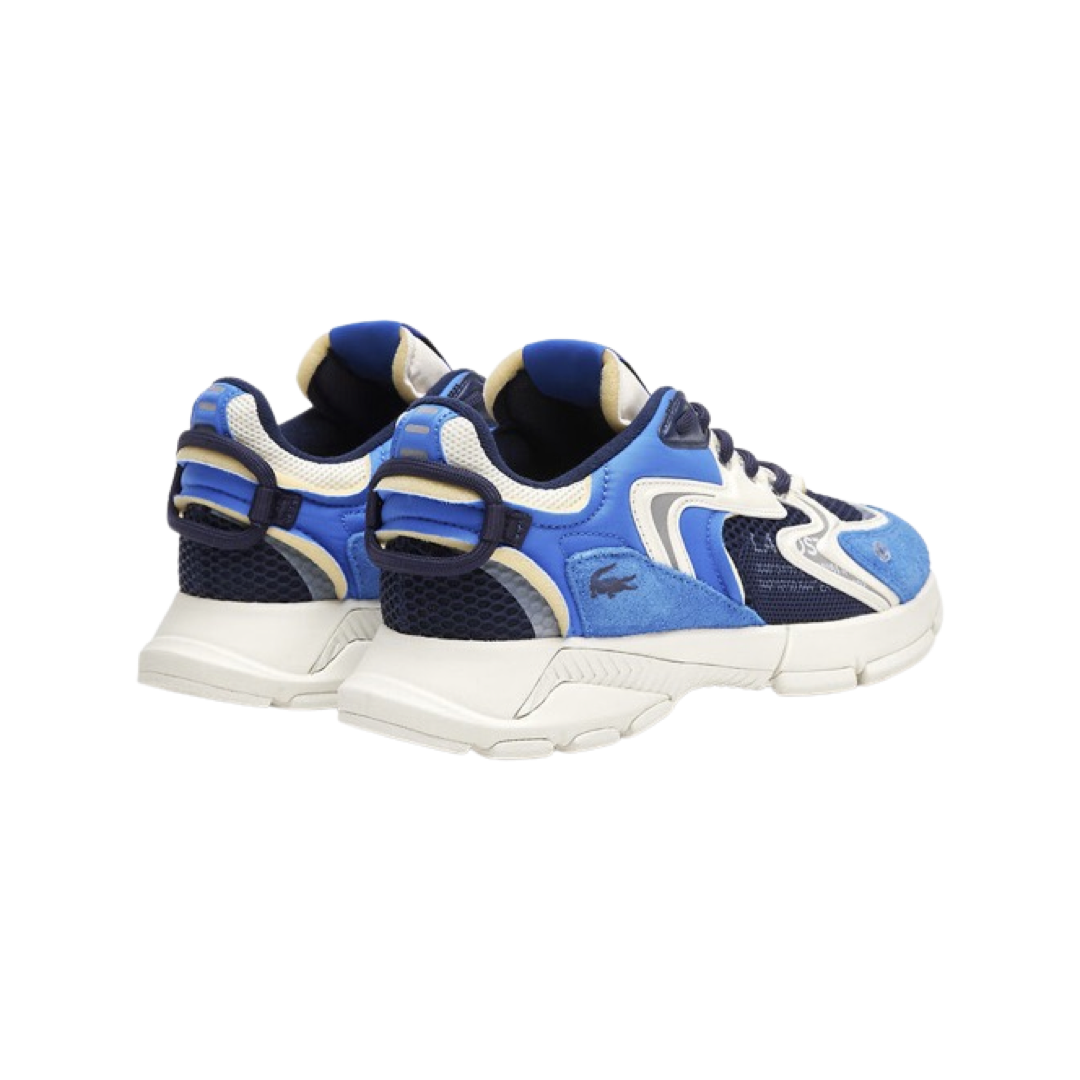 Lacoste Men's L003 NEO 223 Sneakers - White, Royal Blue & Black Athletic Shoes for Running, Gym & Casual Wear
