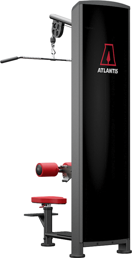 ATLANTIS Lat Pulldown Machine - Professional Gym Equipment for Back Workouts - Perfect for Home & Commercial Gym Strength Training