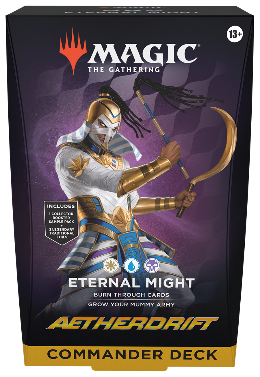 Magic: The Gathering Aetherdrift Commander Deck Bundle - Premium MTG Cards for Strategy Gameplay & Collecting | Perfect for Commander Format Battles & MTG Tournaments