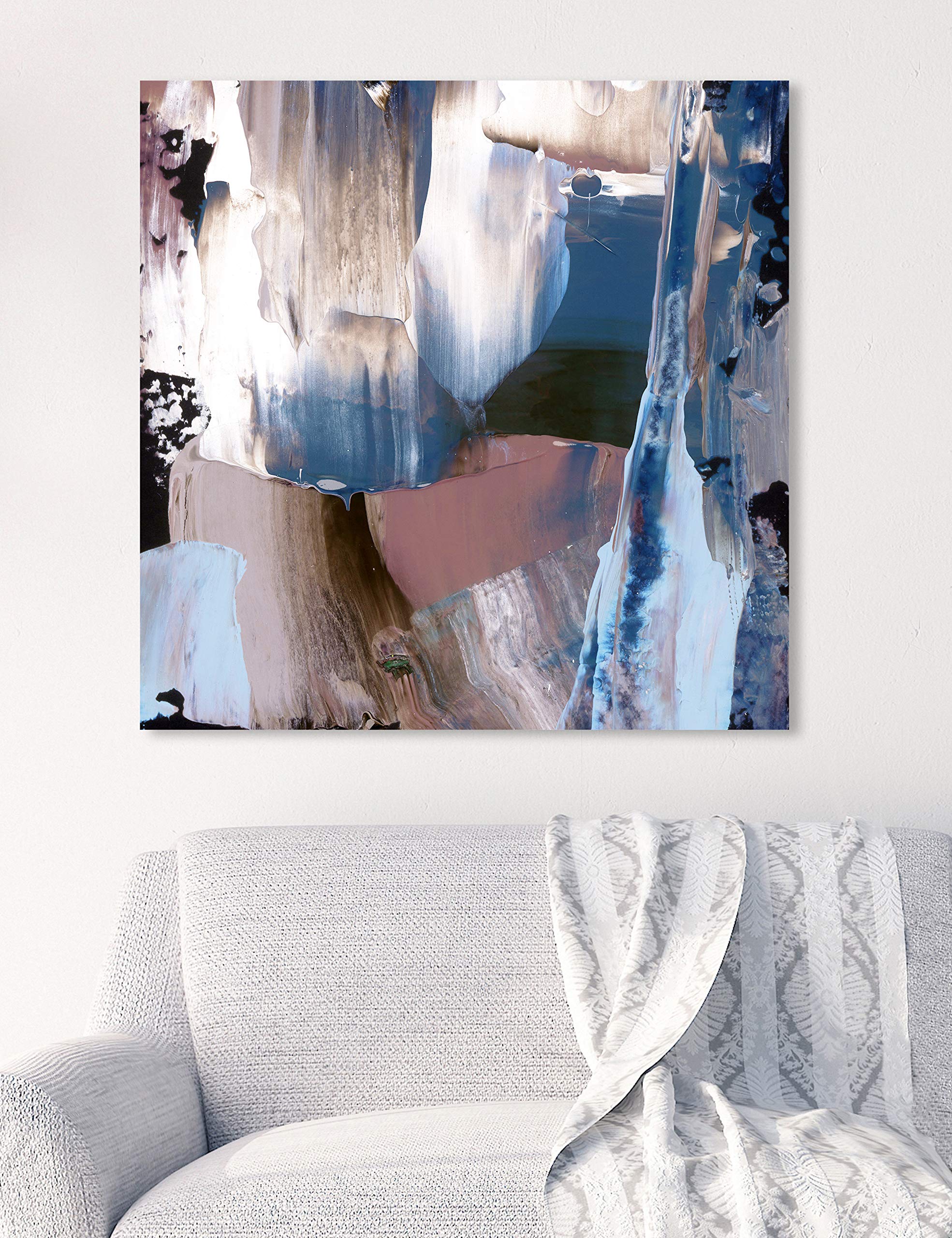 Abstract Wall Art Canvas Print 'Life Square' - 24