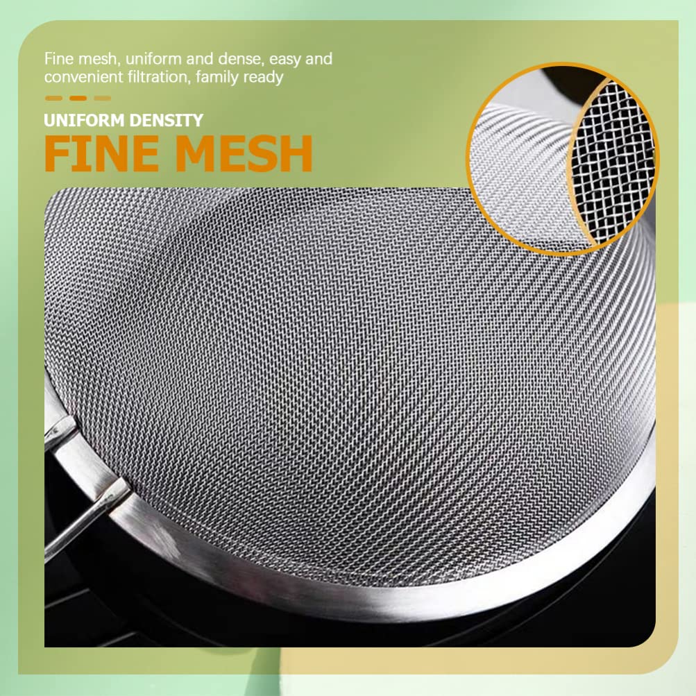 iplusmile 3-Piece Stainless Steel Kitchen Strainer Set - Colander, Skimmer & Mesh Strainer with Bowl - Durable Cooking Utensils for Pasta, Vegetables & Soup Filtering - Perfect for Home Chefs & Professional Kitchens