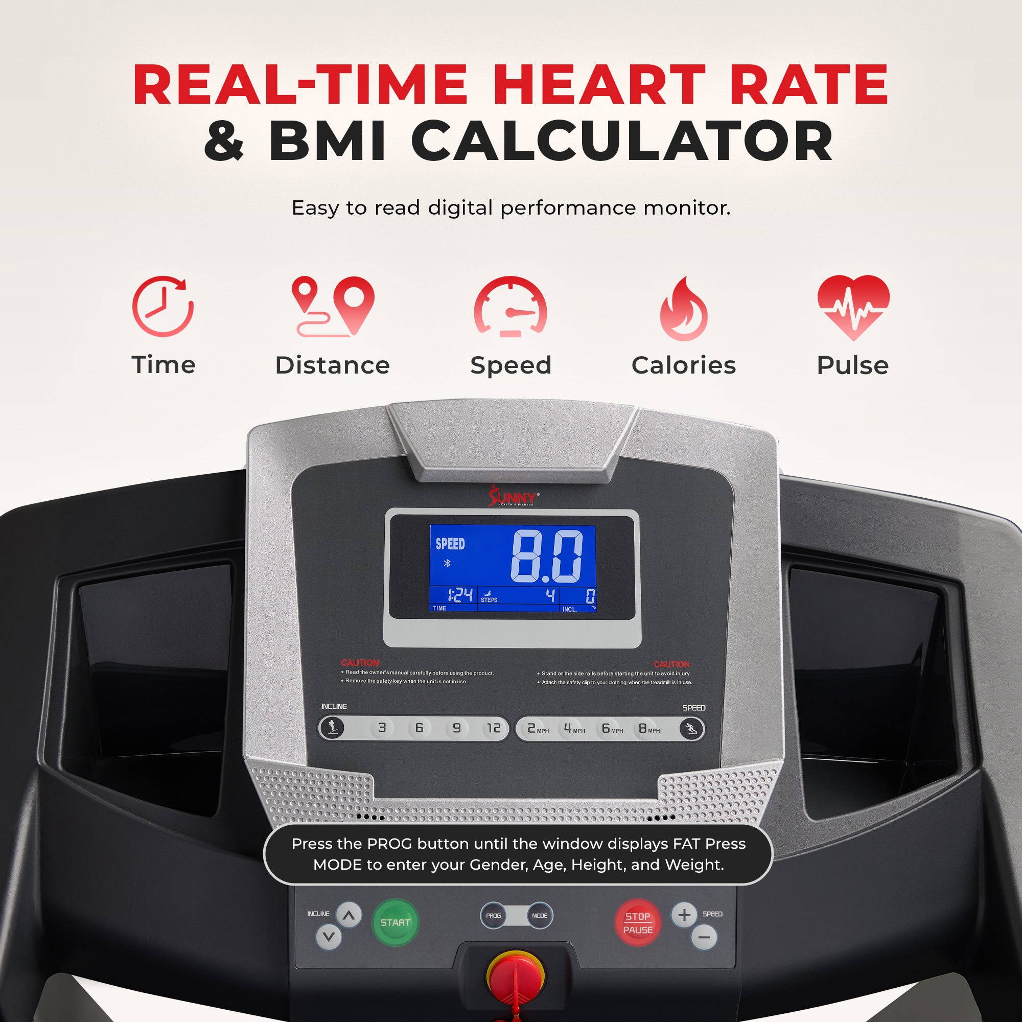 Auto Incline Treadmill - Motorized Electric Running Machine for Home Gym, Cardio Workout & Weight Loss | Perfect for Small Spaces, Apartment & Indoor Fitness Training