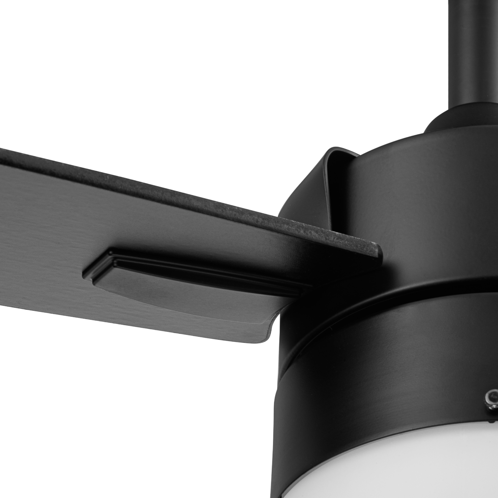 42 Inch Honeywell Conifer Matte Black Ceiling Fan with Light Kit and Remote Control - Perfect for Living Room, Bedroom, and Outdoor Patio Cooling