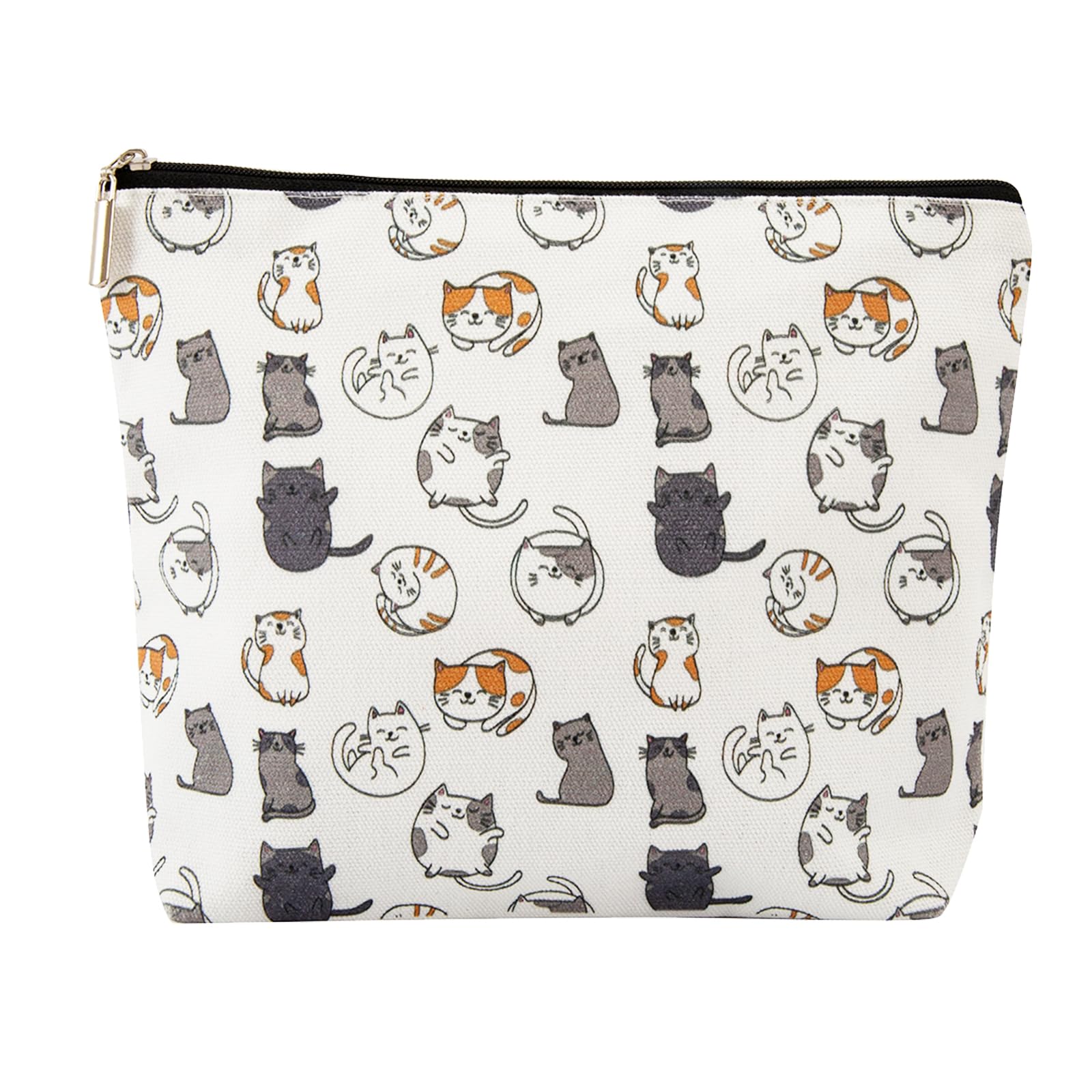Degpum Cat Makeup Bags for Women - Cute Cosmetic Organizer with Cat Design - Perfect Gift for Sisters, Daughters & Friends - Great for Travel, Birthdays, Christmas & Mother's Day - Ideal for Makeup Storage, Travel Essentials & Daily Beauty Routine