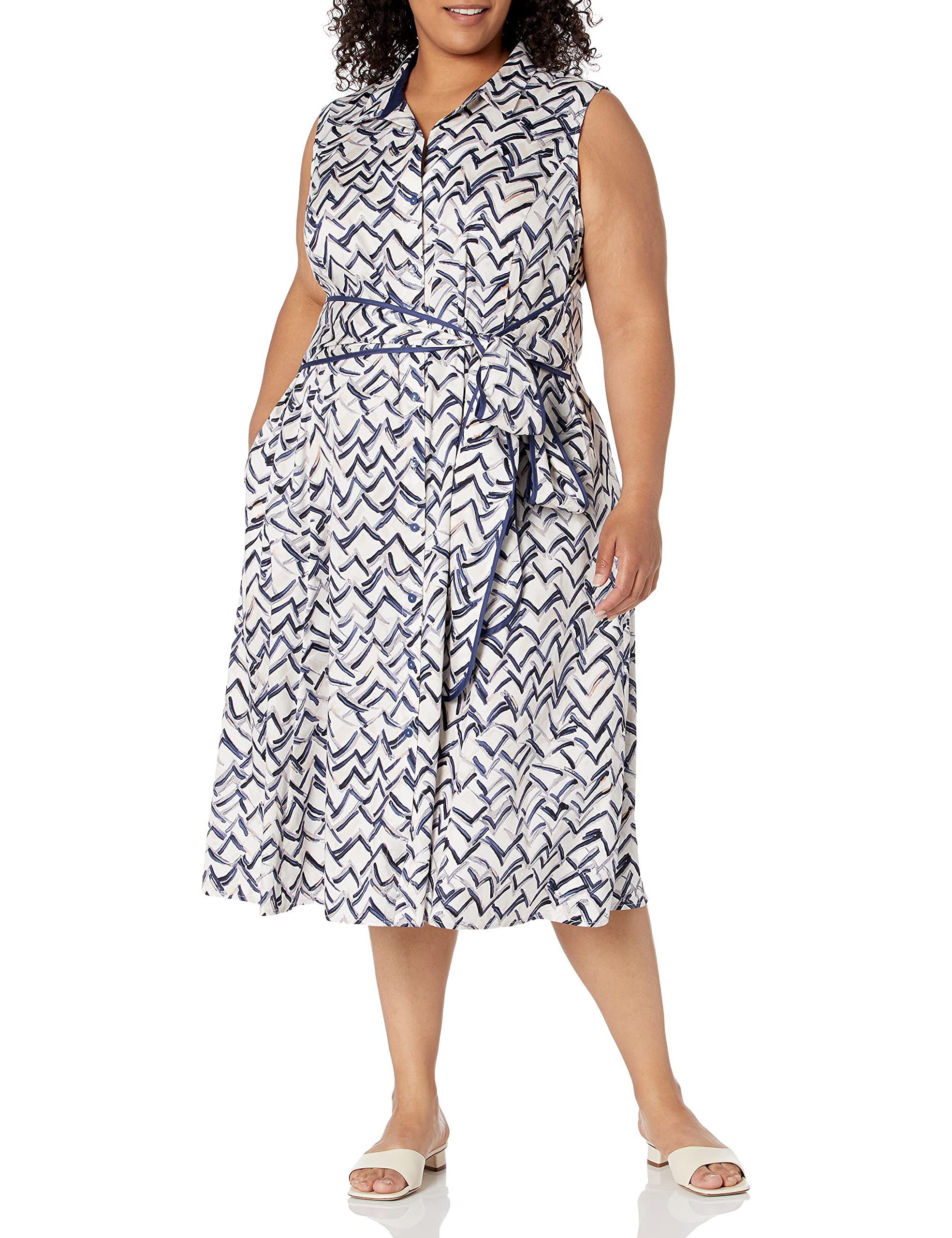 Stylish NIC+ZOE Women's Lookout Shirt Dress - Casual & Elegant Cotton Blend Dress for Work, Date Night & Spring Outfits