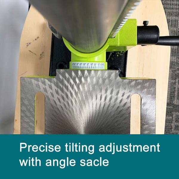 10-Inch Benchtop Drill Press 3.4 Amps 5-Speed with Laser Alignment & LED Light - Perfect for Woodworking, Metalworking, and DIY Home Projects