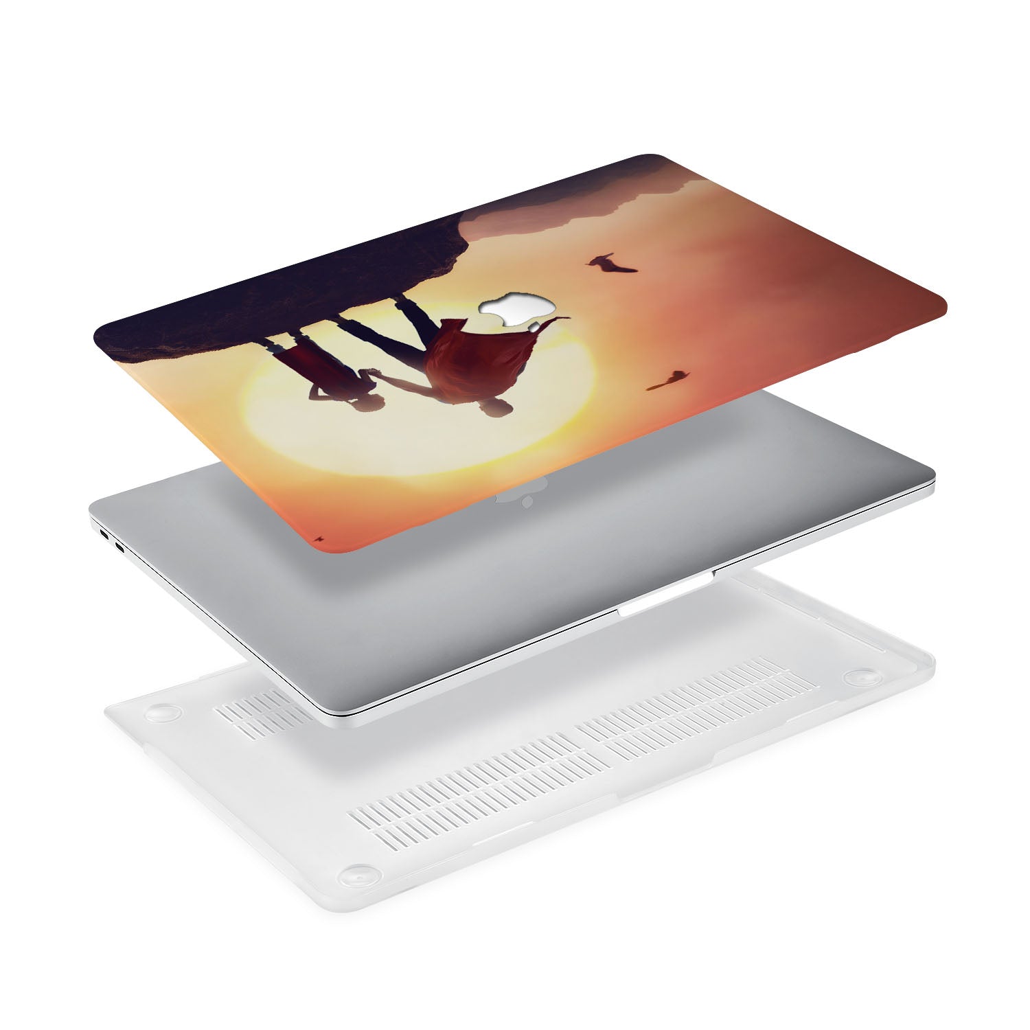 Premium MacBook Pro/Air Protective Case - Durable Lightweight Cover for 13/14/15/16 Inch Models - Perfect Father's Day Gift for Tech Lovers (Home, Office & Travel Use)
