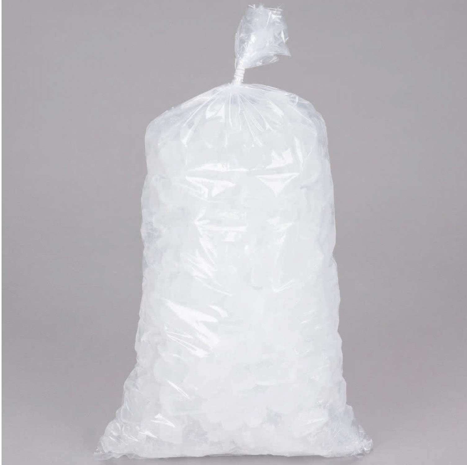 [2000 Pack] 10 LB Clear Poly Ice Bags 11