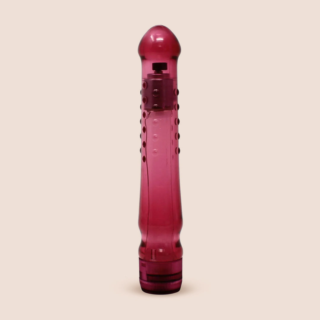 CalExotics Turbo Glider™ - Textured Pleasure Massager with Nubbed Shaft for Enhanced Stimulation | Perfect for Couples Play & Solo Sensual Exploration