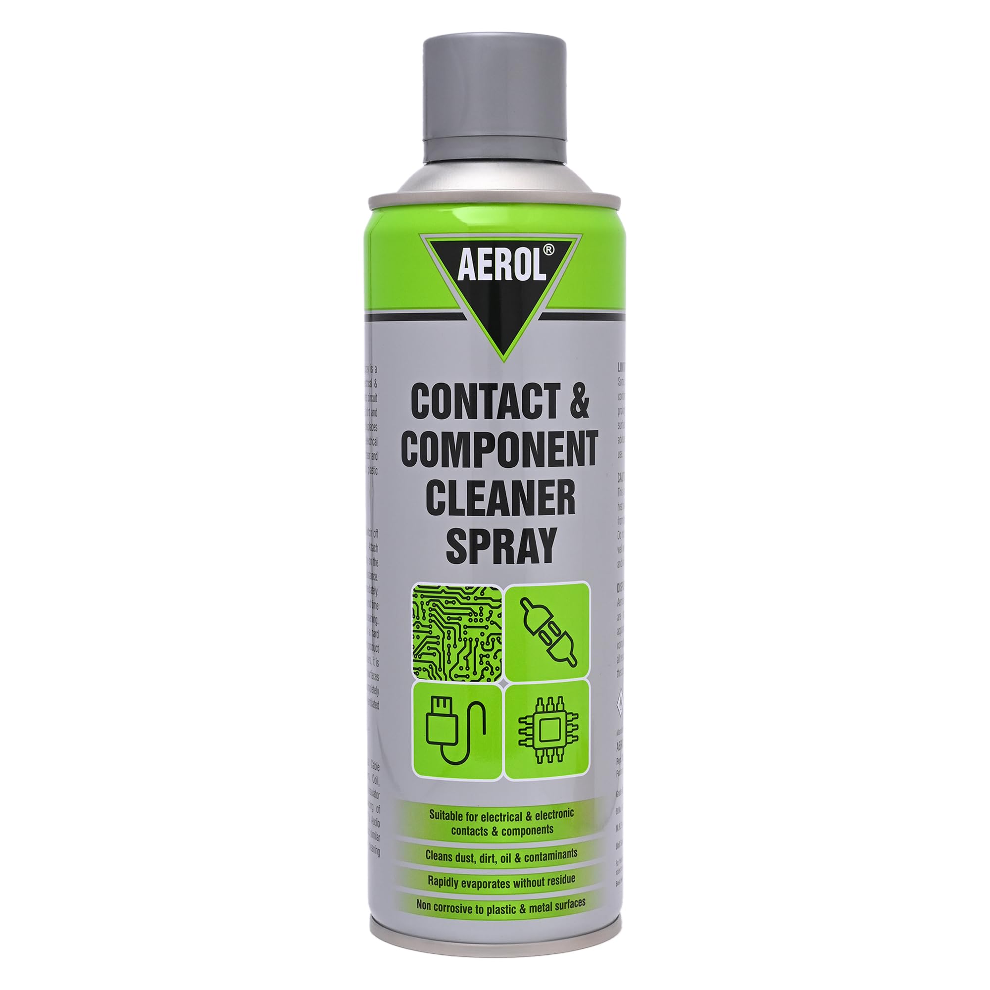 Aerol 8003 Electrical & Electronic Contact Cleaner Spray - 500ml Fast Evaporating, Plastic Safe for Oil, Grease, Dust & Dirt Removal | Ideal for Circuit Boards, Connectors, Switches & Automotive Components