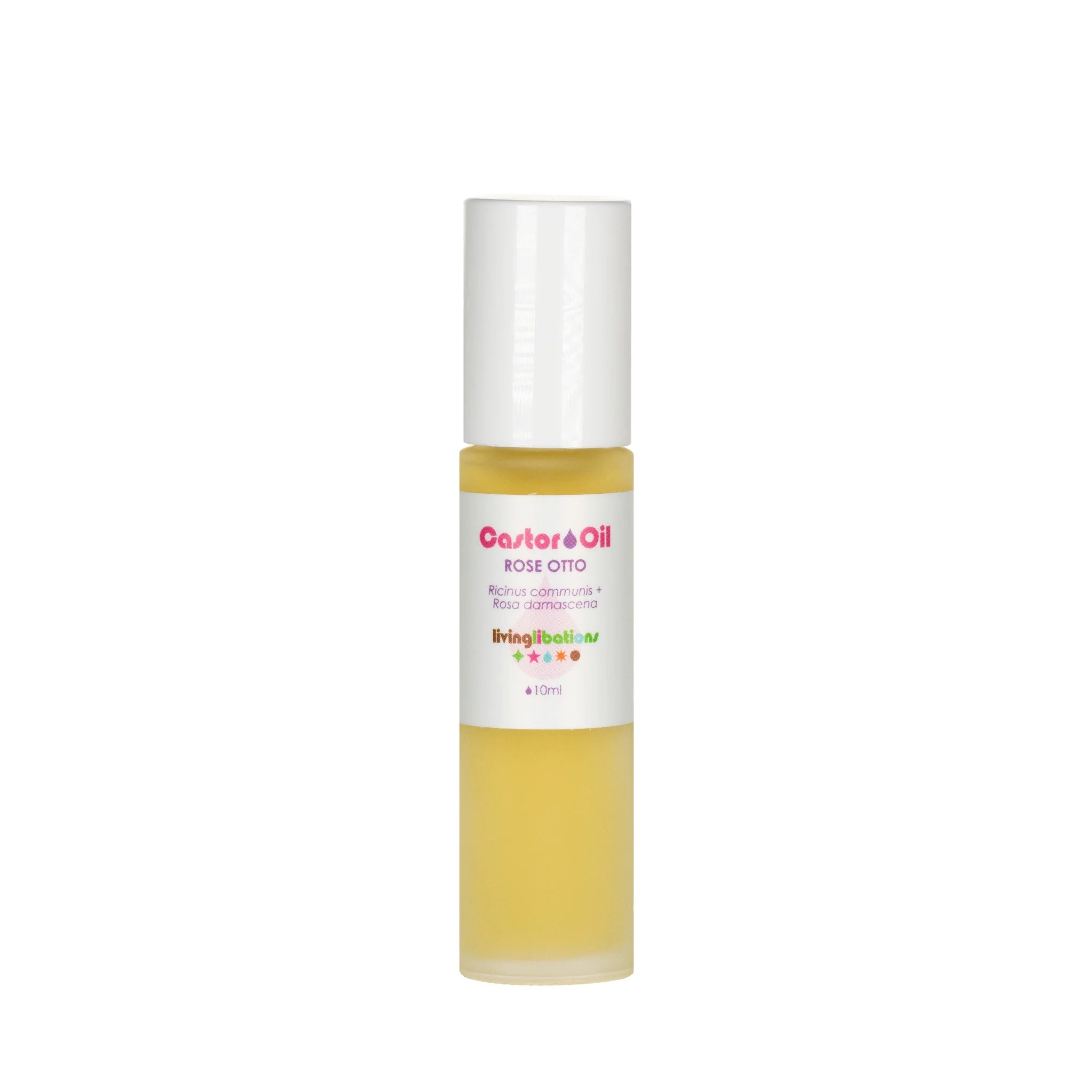 Pure Organic Castor Oil & Rose Otto Essential Oil - Natural Hair Growth & Skin Care Solution - Perfect for DIY Beauty, Aromatherapy & Massage