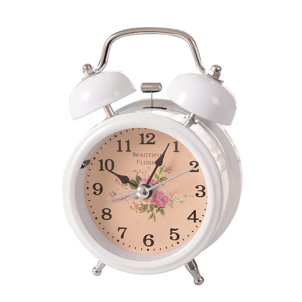 ARTIBETTER 1pc Metal Alarm Clock with Night Light for Students - Perfect for Bedroom, Desk, Dorm & Office Use