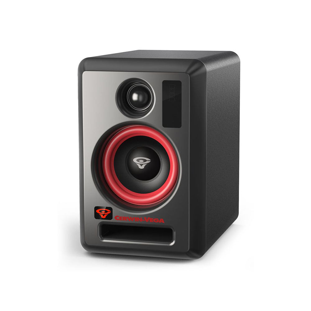 Cerwin Vega VEGA4SB PR 4 Inch 2-Way Powered Studio Monitor Speakers (Pair) - Perfect for Home Recording, Music Production & DJ Setups