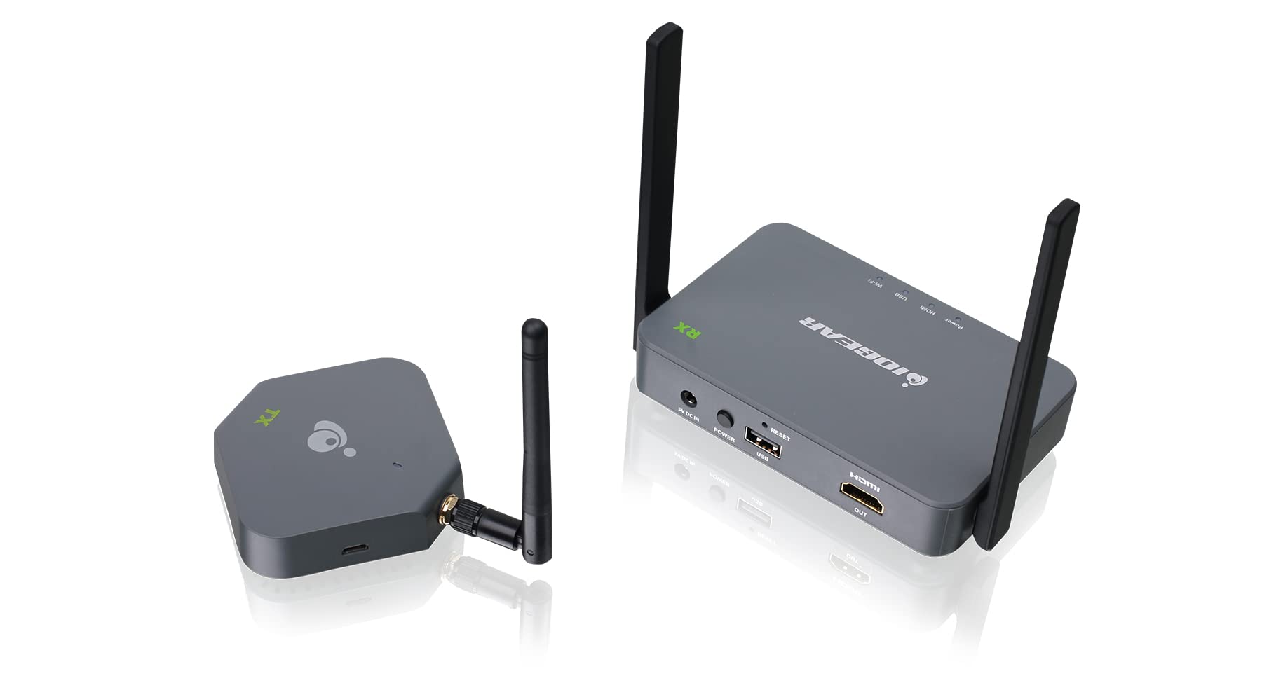 IOGEAR Wireless 4K HDMI Transmitter and Receiver Kit - Stream HD Video & Audio to TV, Projector, or Monitor - Ideal for Home Theater, Gaming, and Office Presentations