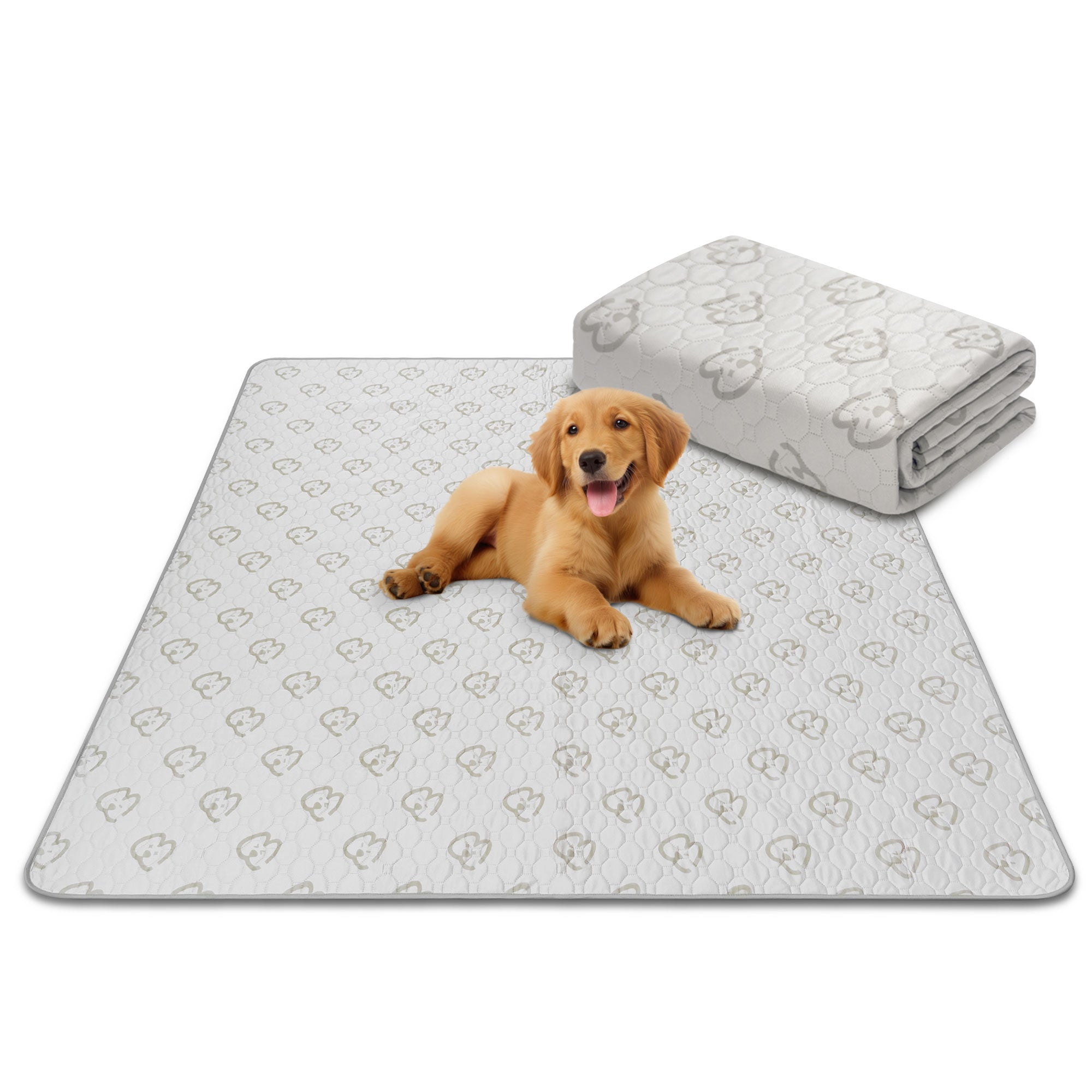 Washable Dog Pee Pads for Puppy Training - Super Absorbent & Reusable Housebreaking Pads for Indoor/Outdoor Use - Perfect for Crate, Kennel, or Pet Bed Protection