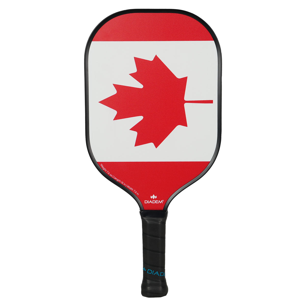 Diadem Riptide Canada Flag Pickleball Paddle | Premium Performance Paddle for Pickleball Players | Perfect for Tournaments, Practice & Demo Rentals