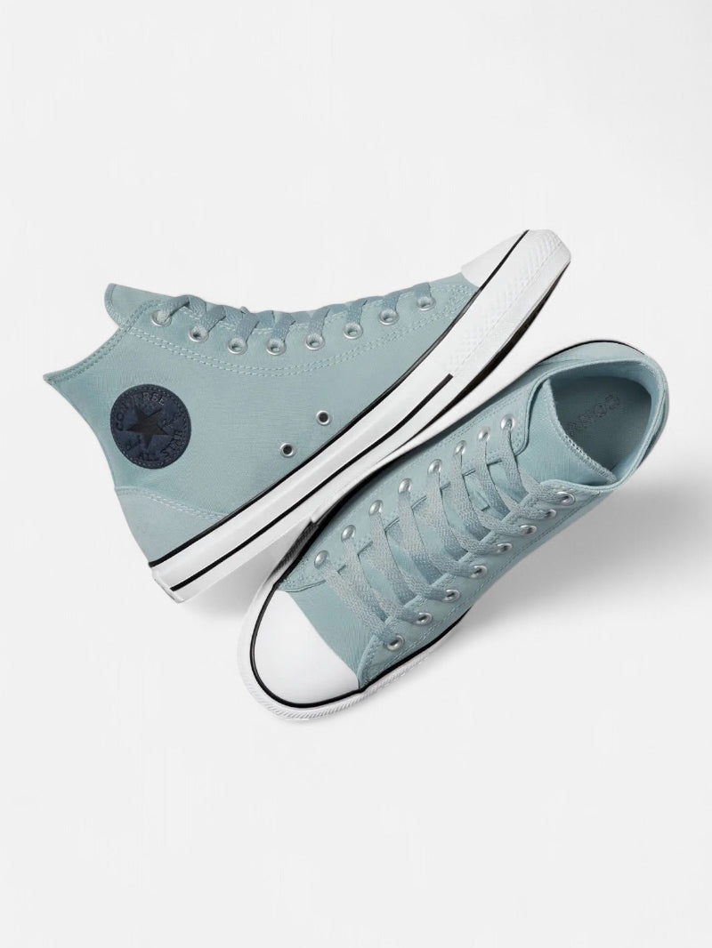 Converse Chuck Taylor All Star High Top Sneakers - Light Green & Gray Canvas Shoes for Men & Women | Casual, Streetwear, Skateboarding