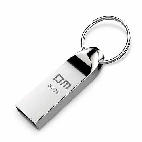 64GB Waterproof Aluminum USB 2.0 Flash Drive with Key Ring - High Speed Memory Stick for Data Storage, File Transfer, Backup (Perfect for Office, School, Travel & Outdoor Use)