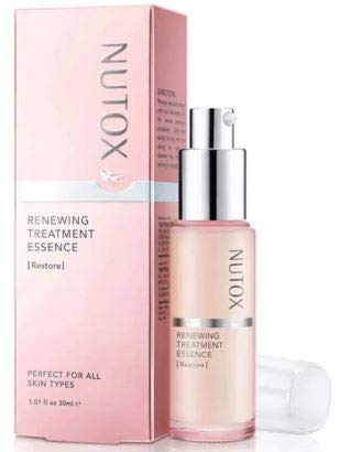 Nutox Renewing Treatment Essence 30ml - Hydrating Facial Serum for Glowing Skin | Anti-Aging & Brightening Skincare | Day & Night Moisturizer for Women & Men