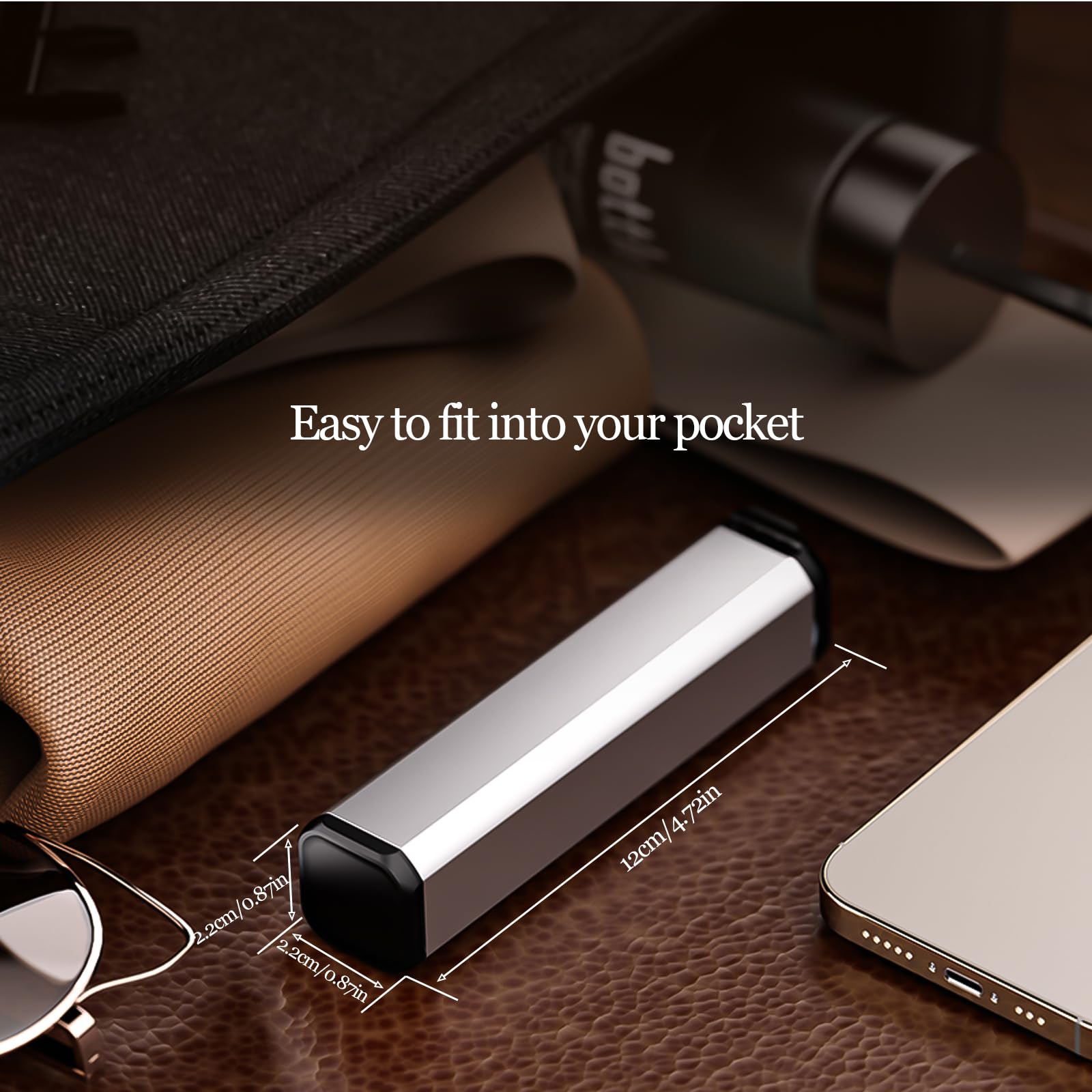 Compact Airplane Travel Phone Mount with 1.57