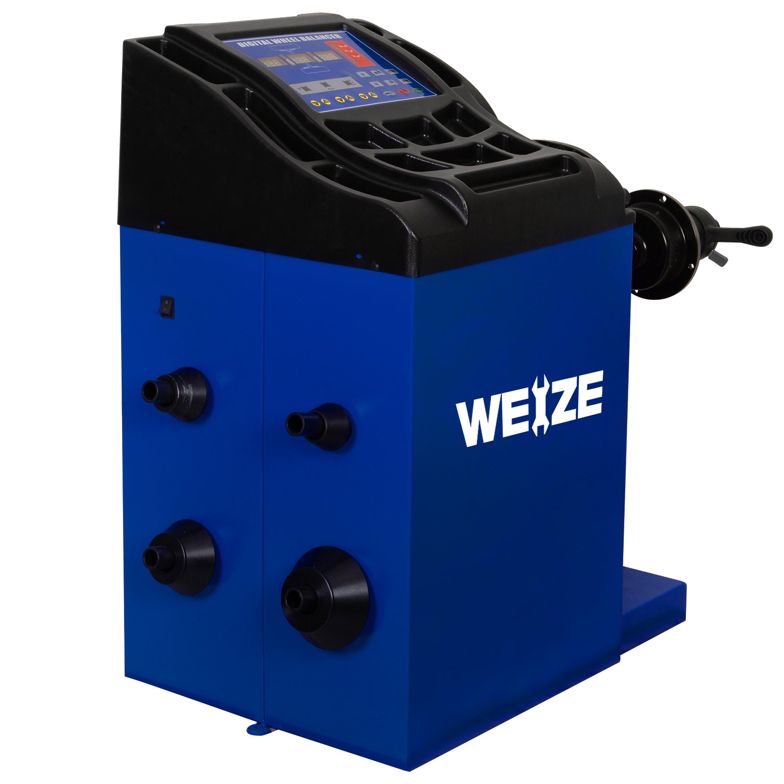 WEIZE Wheel Balancer - Professional Car Tire Balancing Machine for Auto Repair Shops & DIY Enthusiasts - Perfect for Smooth Rides & Extended Tire Life