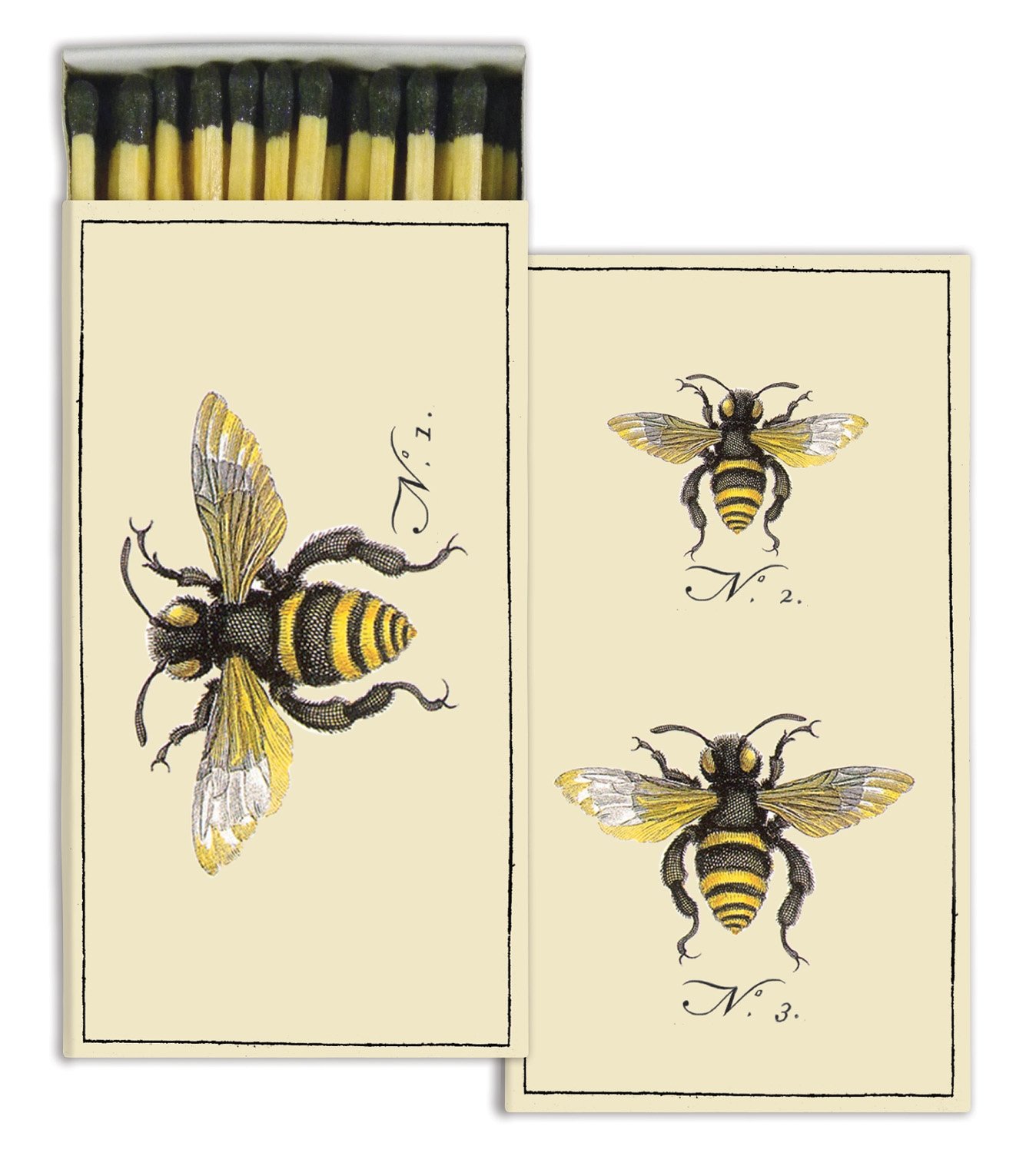 Ladybug Butterfly Bee Match Boxes - Set of 3 for Candles & Fireplaces