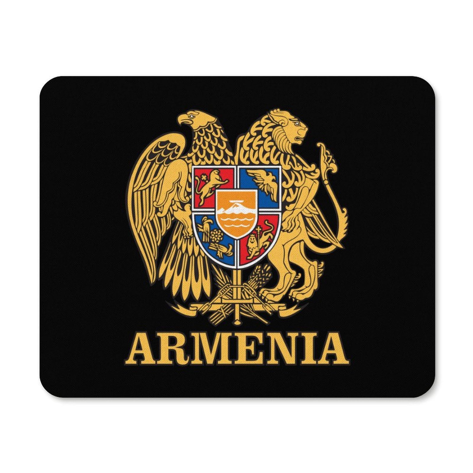 Armenian Coat of Arms Mouse Pad - Durable Non-Slip Waterproof Gaming Mouse Mat for PC & Laptop (20x25cm) | Perfect for Office, Home & Esports | Unisex Computer Accessory