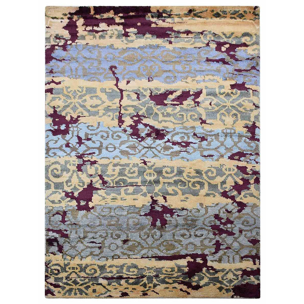 Handmade Oriental Hand Knotted Wool Rug - Traditional Persian Design for Living Room, Bedroom & Home Decor