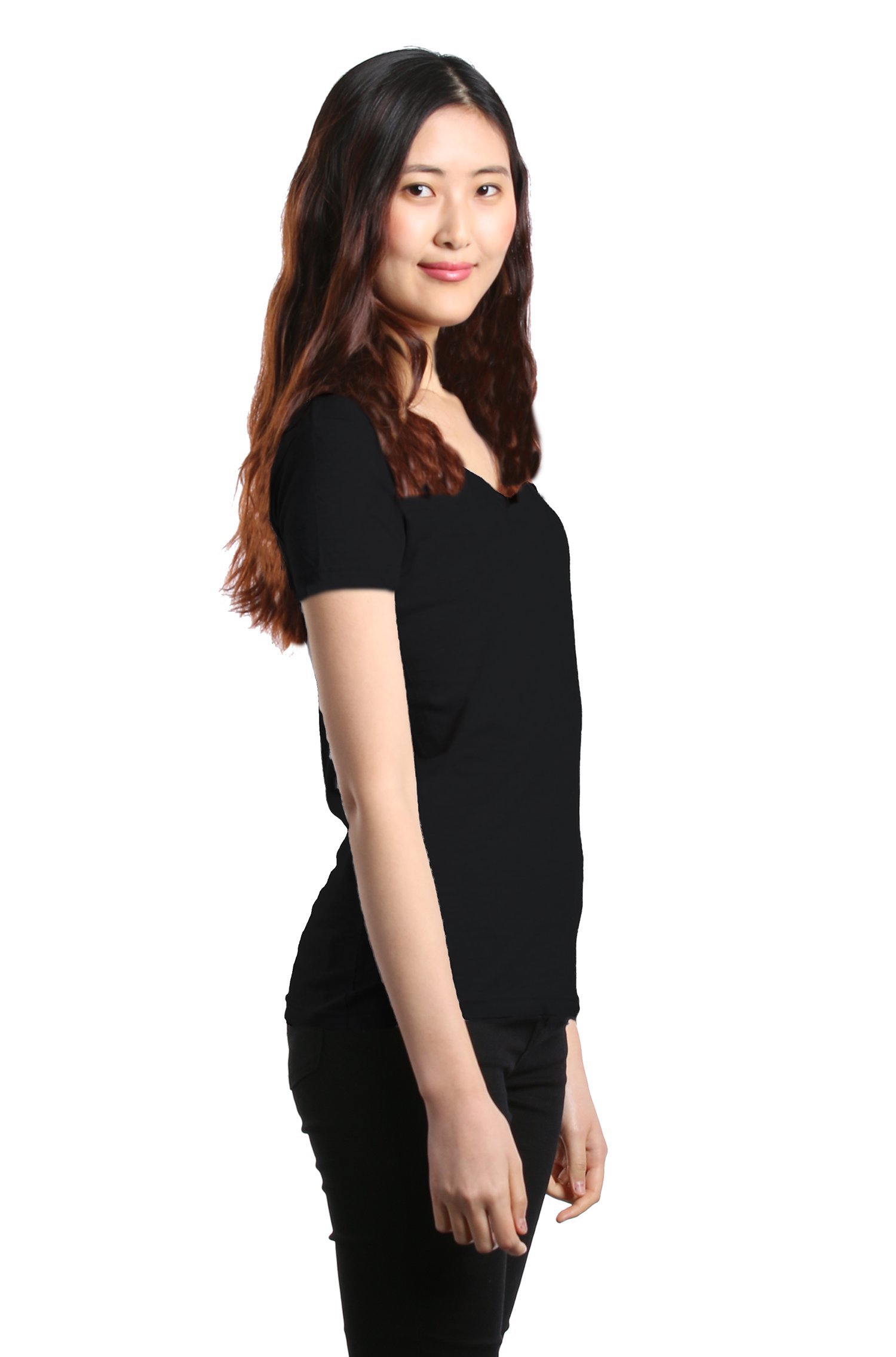 Autism Awareness Balloon Print Women's V-Neck Slim Fit T-Shirt - Comfortable & Stylish for Casual Wear, Fundraising Events & Support Awareness