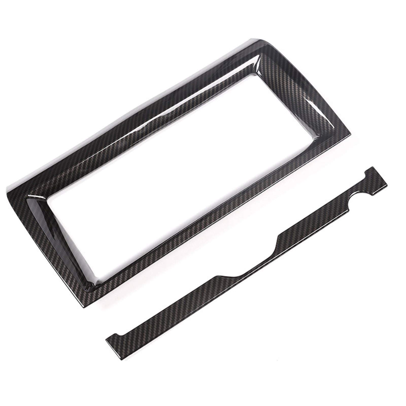 Jaguar E-PACE 2018-2019 Carbon Fiber ABS Interior Navigation Frame Trim Accessories - Upgrade Your Car Interior for a Sporty & Luxurious Look (Perfect for Daily Commute & Road Trips)