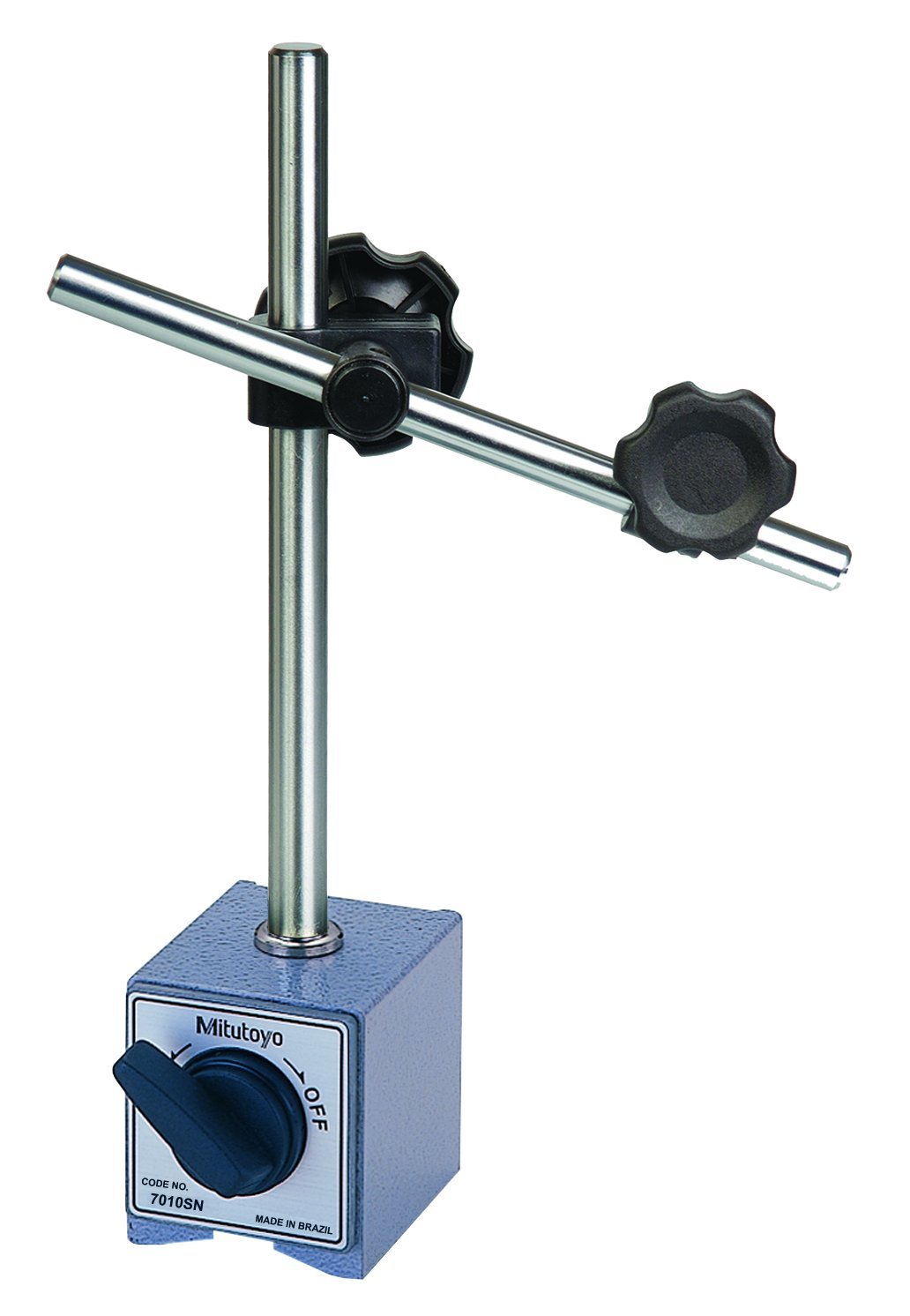Mitutoyo 7010S Magnetic Stand - Heavy Duty Metal Base for Precision Measuring Tools | Ideal for Workshops, Laboratories & Industrial Use