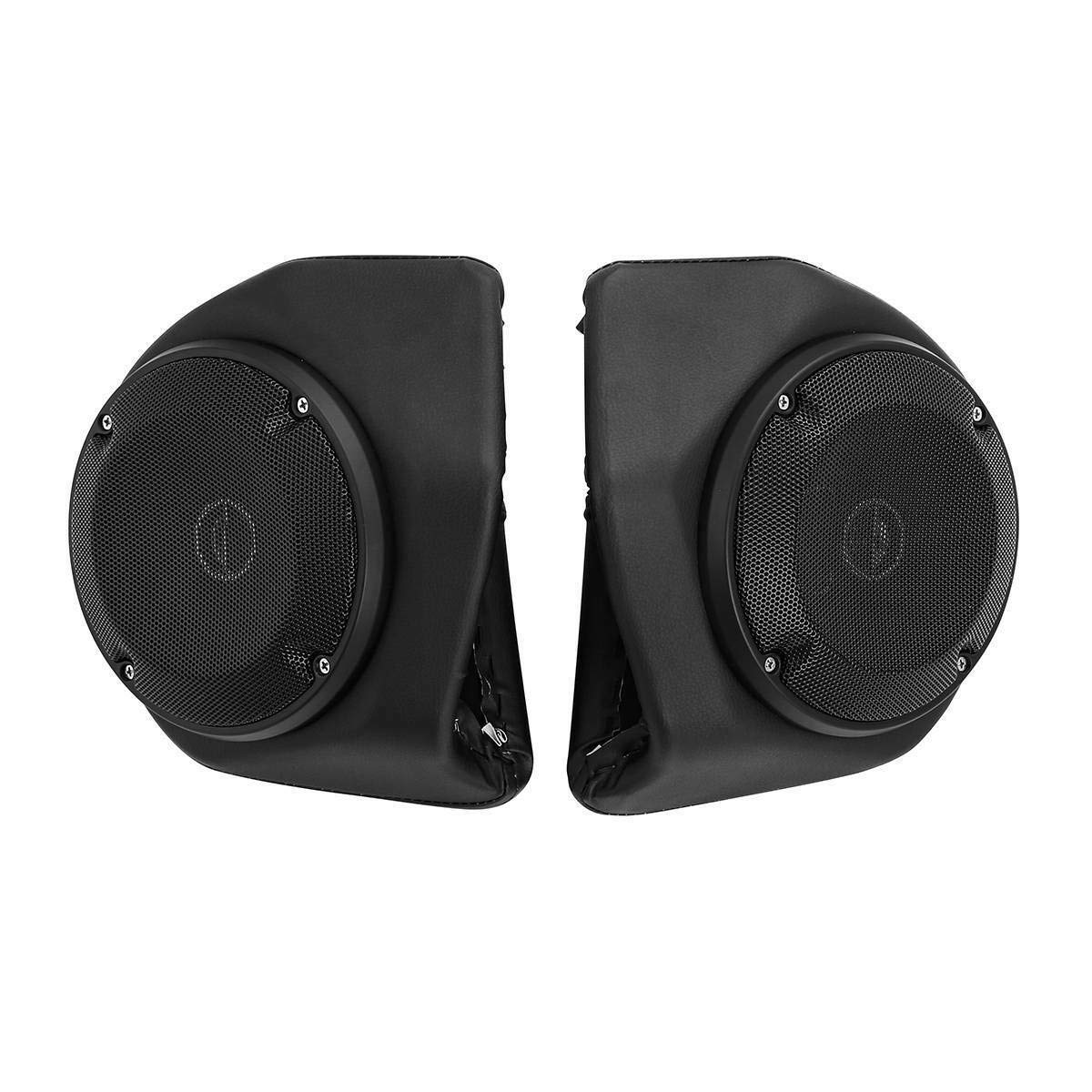 TCMT King Tour Pack Wrap-Around Backrest Speakers for Harley Touring Models (2014-2023) - Premium Audio Upgrade for Road King, Road Glide, Street Glide & Electra Glide - Perfect for Long Rides & Highway Cruising