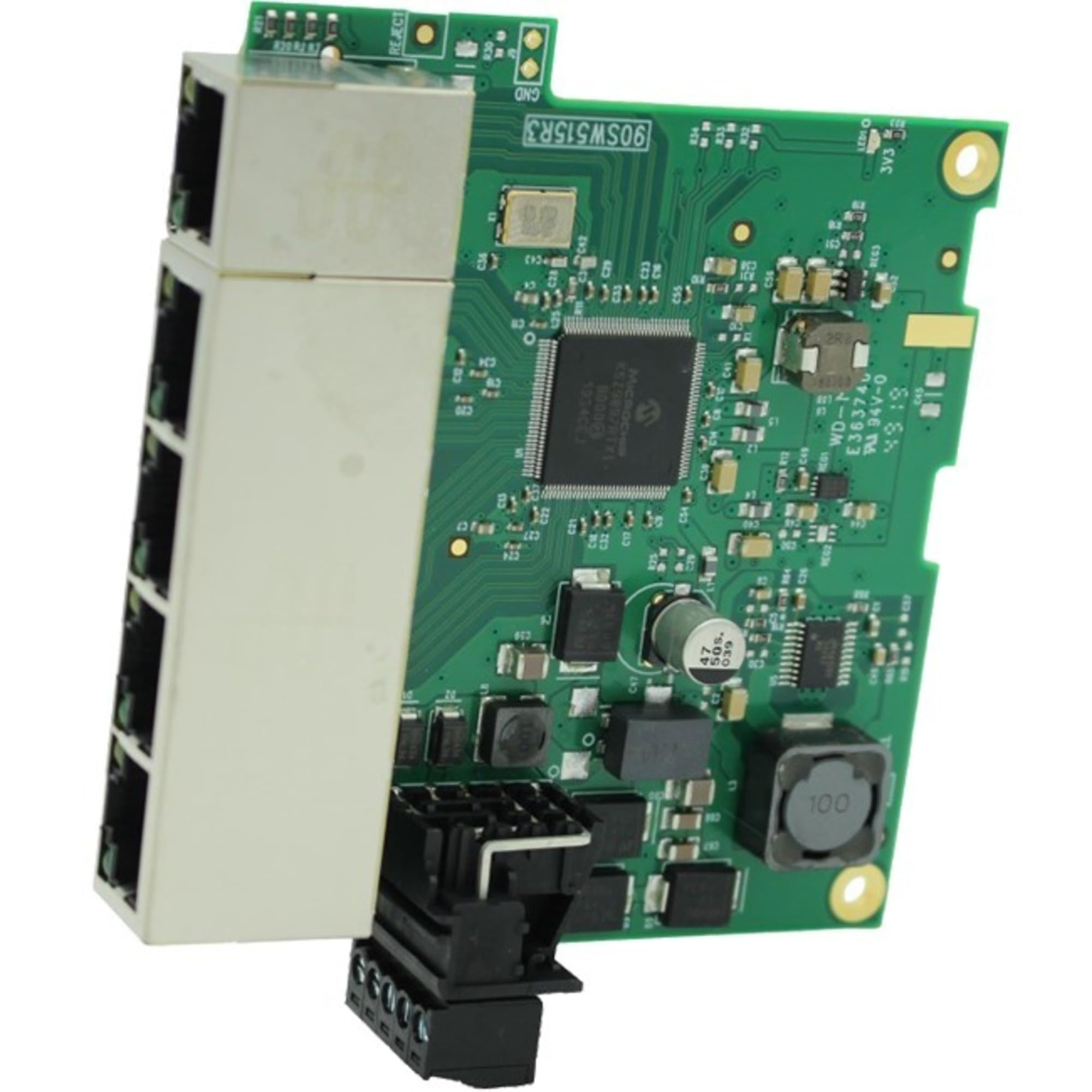Industrial 5-Port Gigabit Ethernet Switch by Brainboxes -40°F to +176°F Temperature Range | Rugged Network Solution for Factory Automation, Outdoor Installations & Harsh Environments
